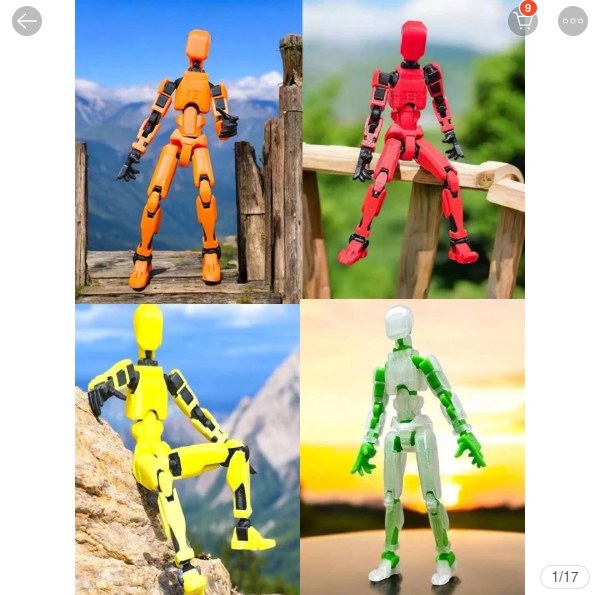 Boneco Articulado 3D