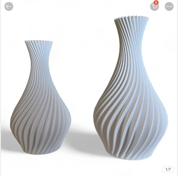 Vasos em Espiral
